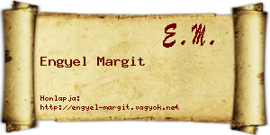 Engyel Margit névjegykártya